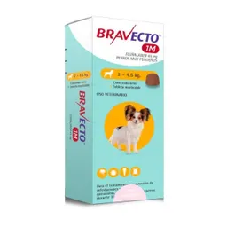 Msd Bravecto Antiparasitante 1 Mes (2 - 45 g)