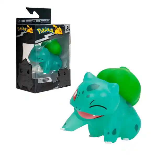 Pokémon Figura de Colección Transparente Bulbasaur 8 cm