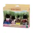 Sylvanian Families Juguete Familia Gatos Medianoche