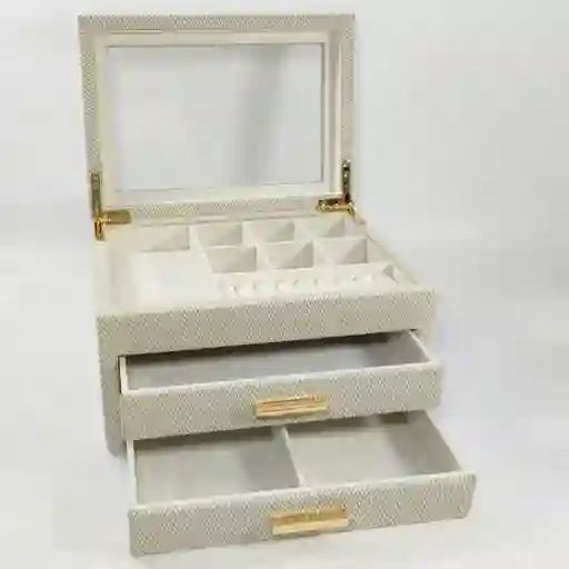 Joyero Jacquard 2 Cajones Ripley Home