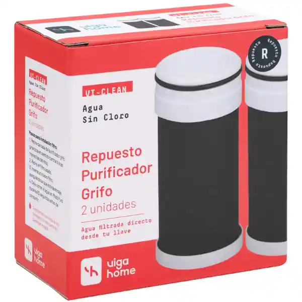 Uiga Home Repuesto Filtro Purificador de Grifo