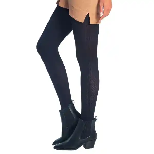 Panty Algodón Negro Talla 1.2 Caffarena