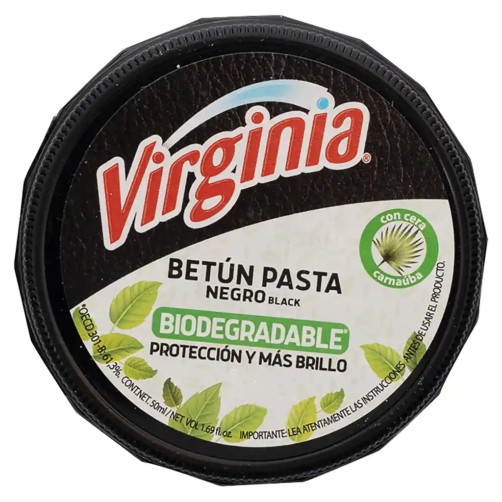 Virginia Betún Pasta Negro