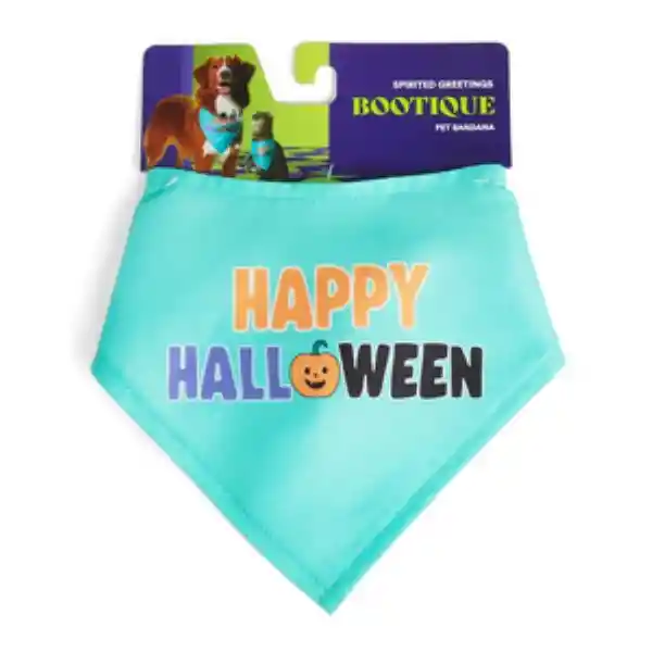 Bootique Bandana Con Diseño Happy Halloween Grande/ X-Grande