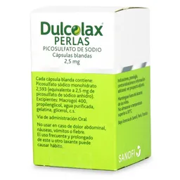 Dulcolax Laxantes Perlas 2 5Mg 30