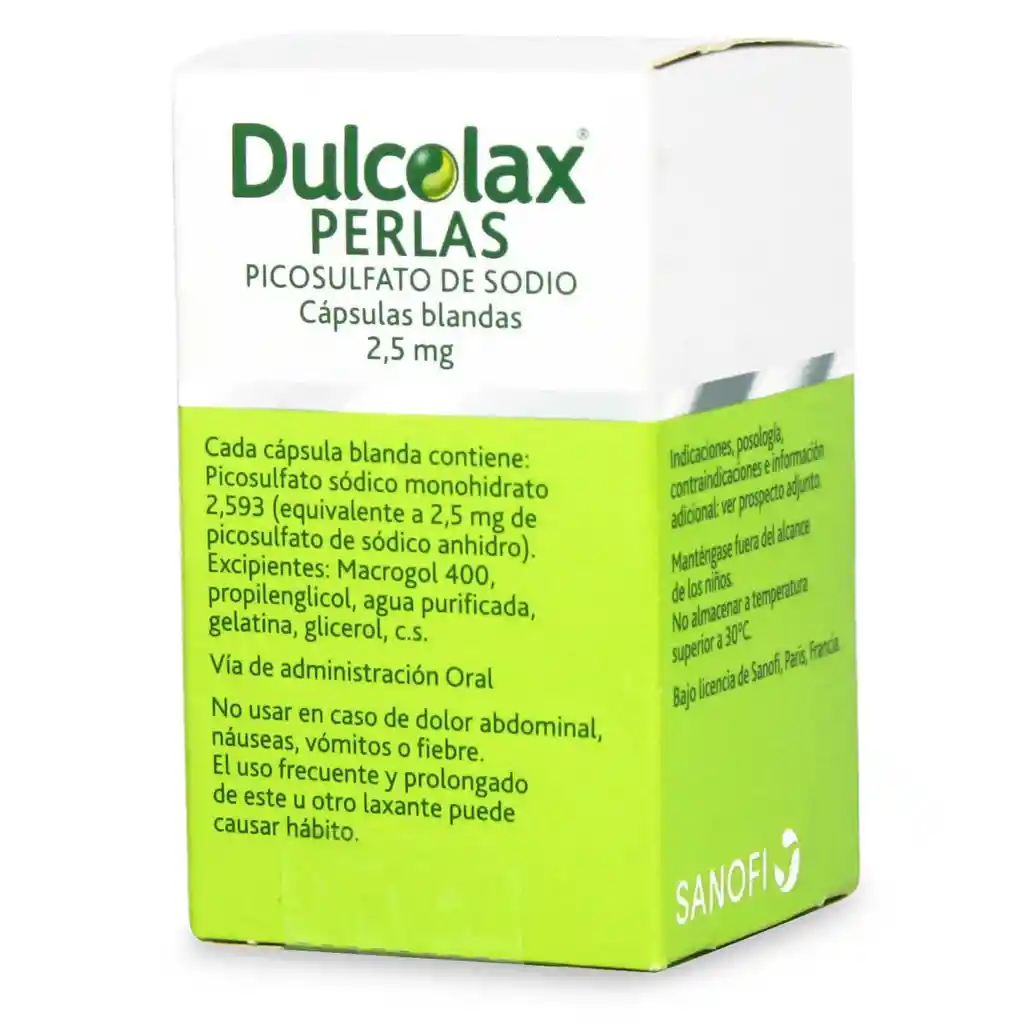 Dulcolax Laxantes Perlas 2 5Mg 30