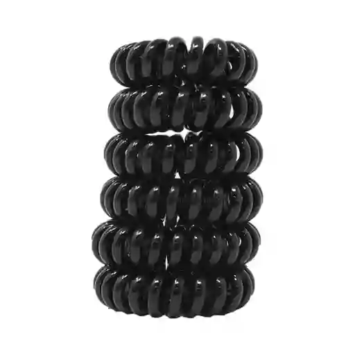 Miniso Liga Para el Cabello en Forma de Espiral Negro 3.5