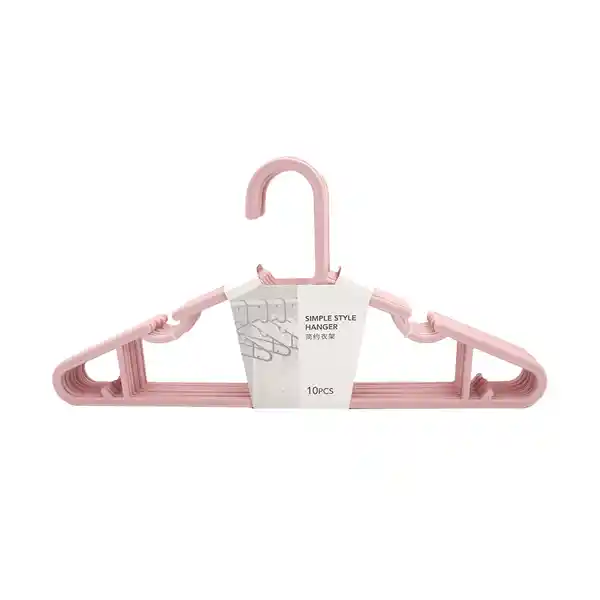 Miniso Gancho Simple Para Ropa Rosa