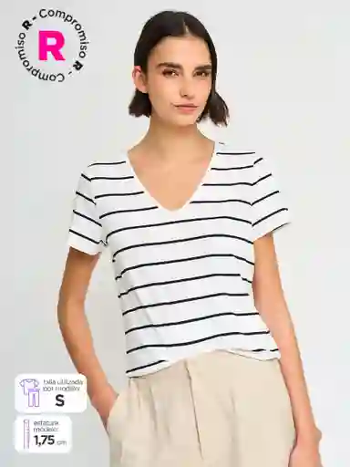 Marquis Polera Vneck e Crudo M S25