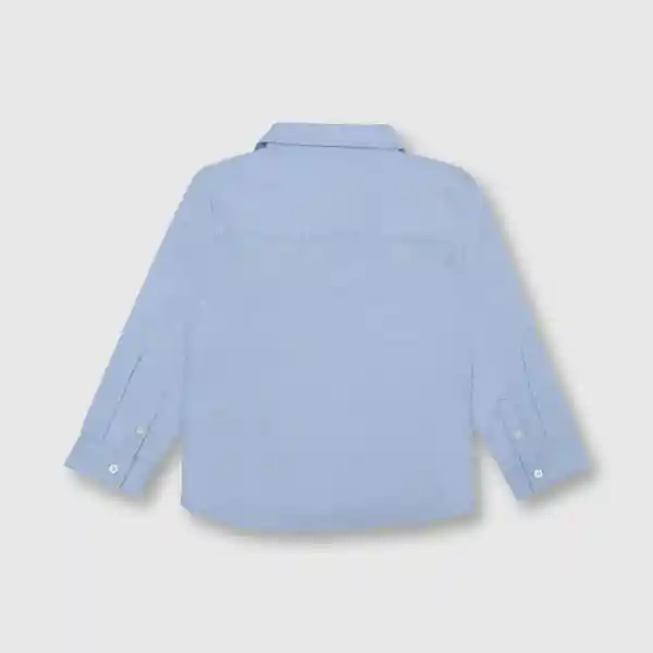Camisa Clásica de Niño Celeste Talla 6A Colloky