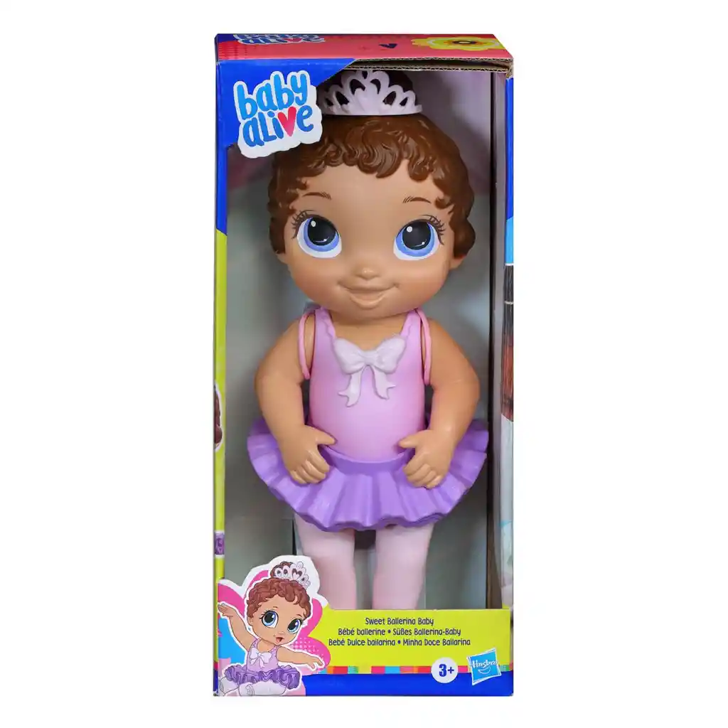 Baby Alive Muñeca Bebé Dulce Bailarina Morada