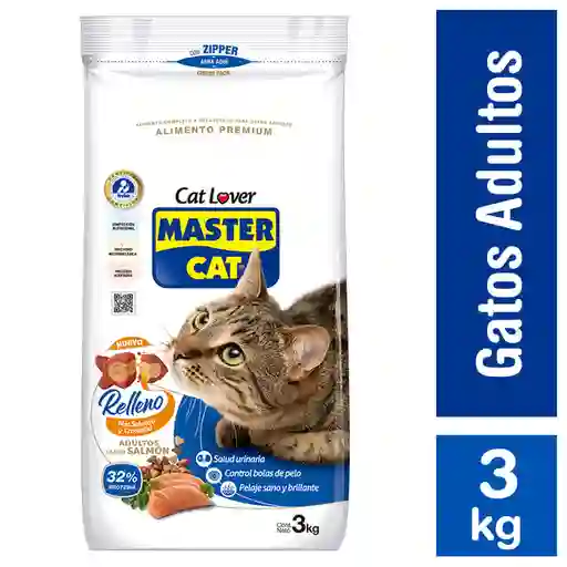 Master Cat Alimento para Gato Adulto Relleno Sabor Salmón