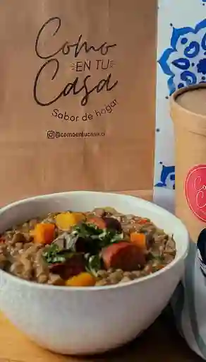 Lentejas con Longaniza