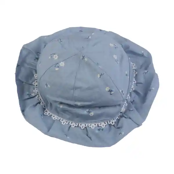 Gorro Bebe Niña Celeste Pillín 56