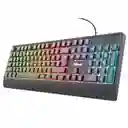 Teclado Gamer Ziva Led Rgb Español Trust