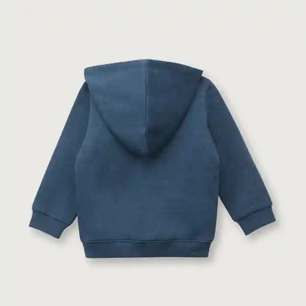 Polerón de Niño Esencial Azul Talla 12M Opaline