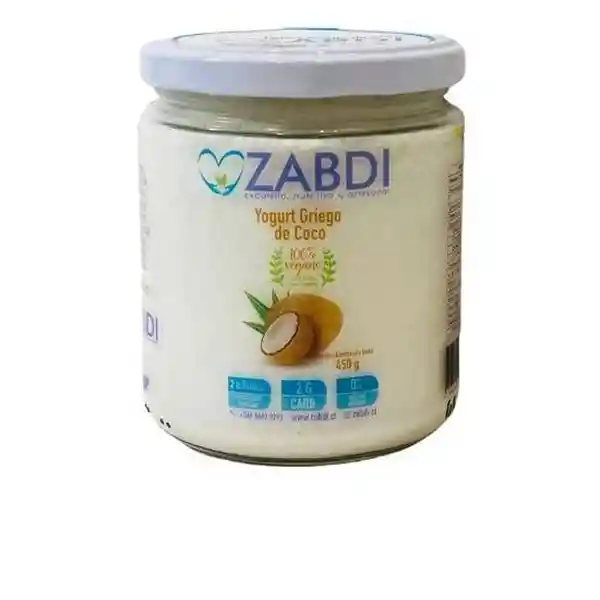 Zabdi Yogurt Griego de Coco