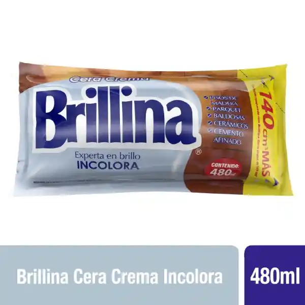 Brillina Cera Crema Brillante Incolora