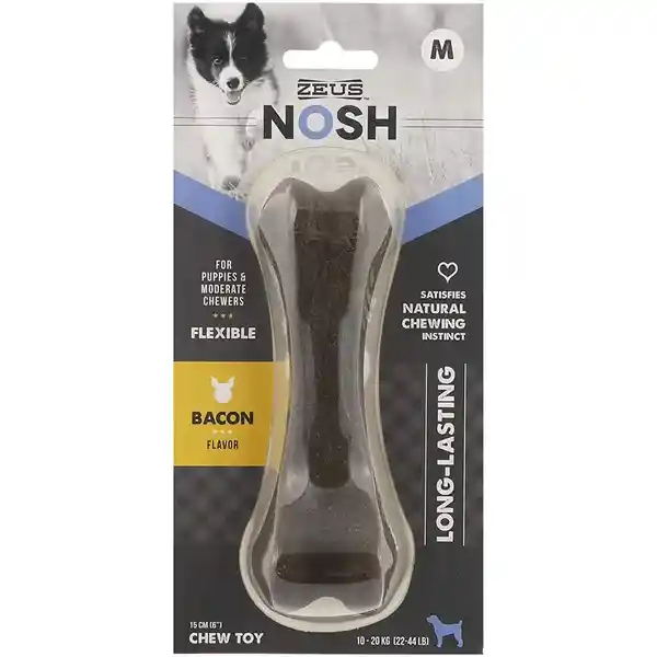 Zeus Hueso Para Perro Nosh Flex Tocino Mediano