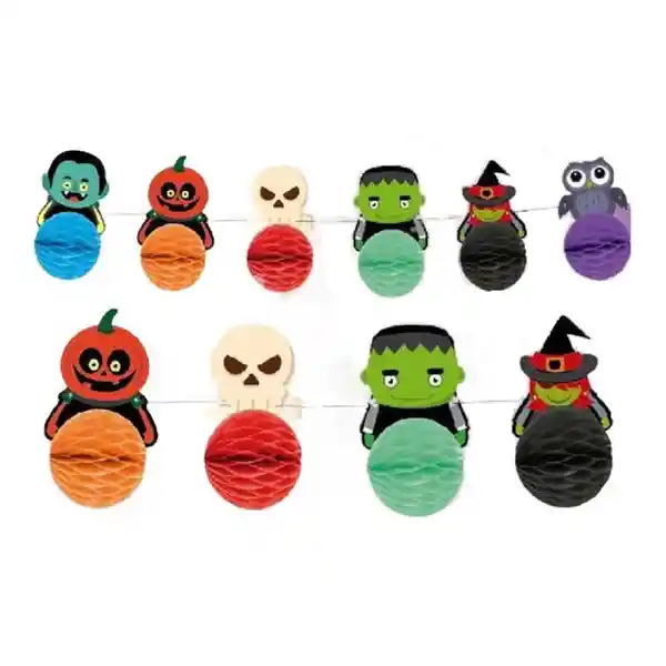 Guirnalda Figuras Bolas Halloween