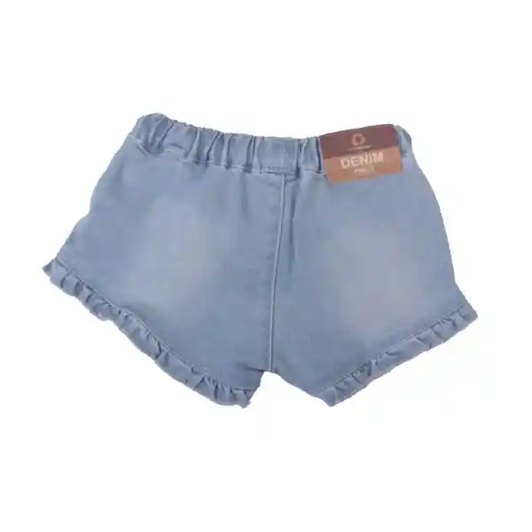 Short Bebe Niña Celeste Pillin 3 M