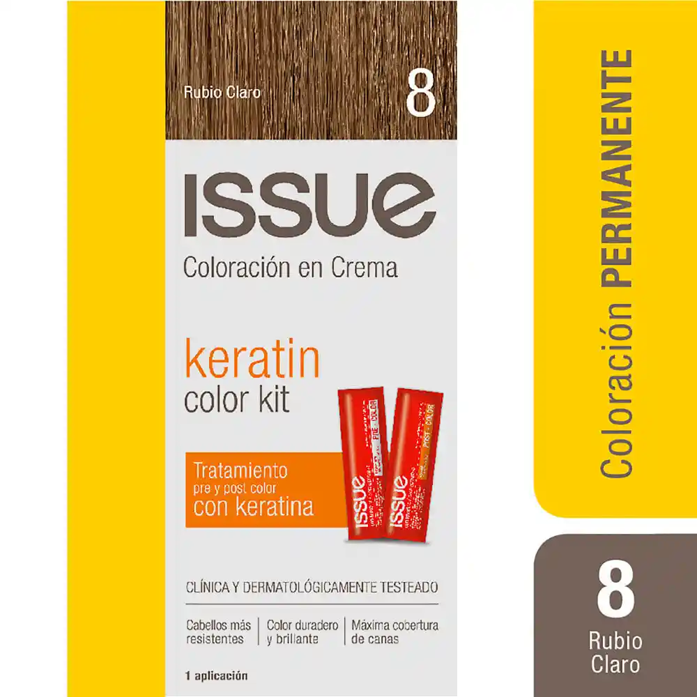 Issue Coloracion Kit Keratina N∫ 8