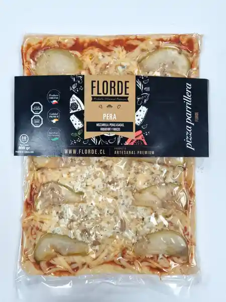 Florde Pizza Parrilla Pera Roquefort