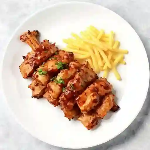 Costillar Cantonés con Papas