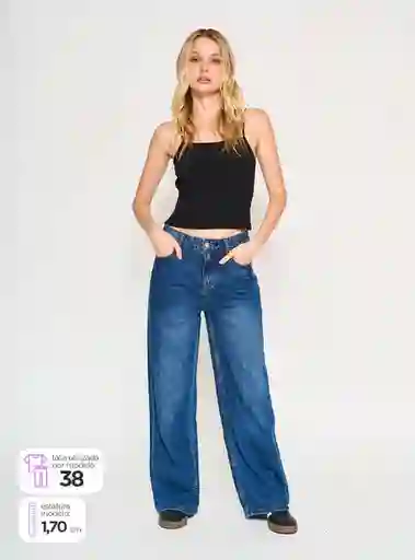 Index Jean Moda Wideleg tt Azul Denim 46 W25