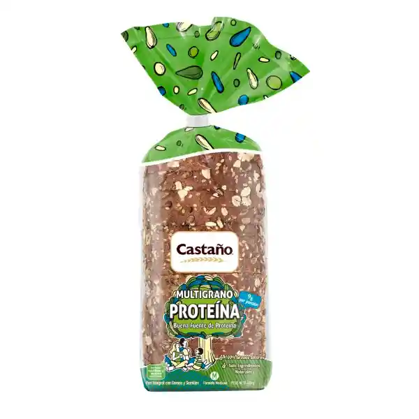 Castaño Pan Molde Multigrano Proteína