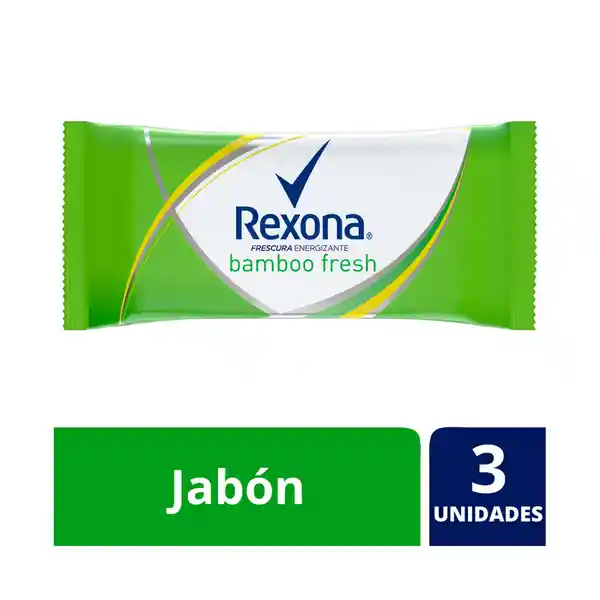 Rexona Jabon Bamboo Fresh Barra 3Un