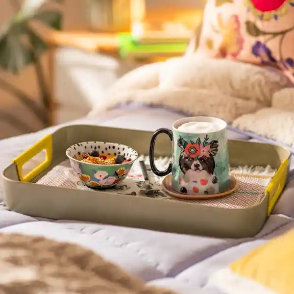 Bowl de Porcelana Con Diseño Multicolor 11.5 x 5.4 cm Casaideas