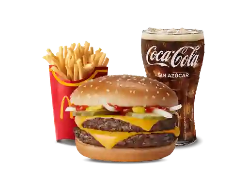 McCombo grande Doble Cuarto de Libra con Queso
