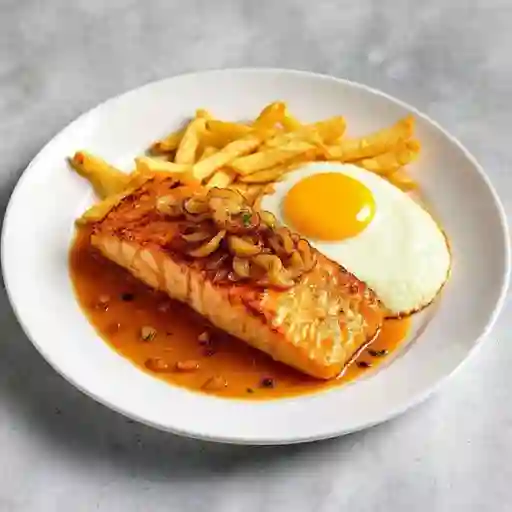 Salmon A Lo Pobre
