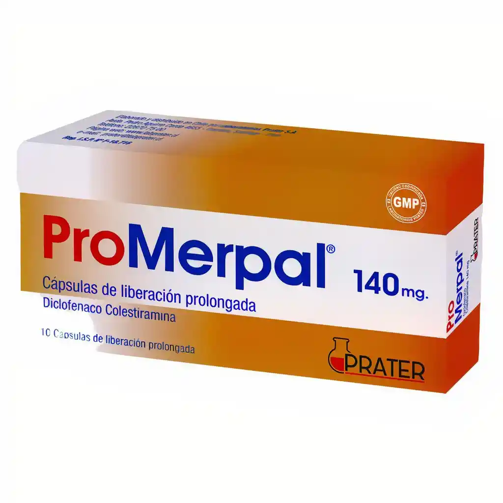 Merpal Pro Capsulas De Liberacion Longada 140 Mg