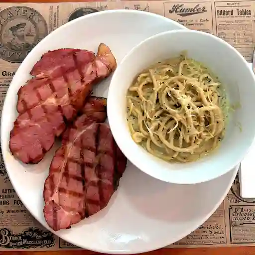 Lomo V. De Cerdo Ahumado Acomp.