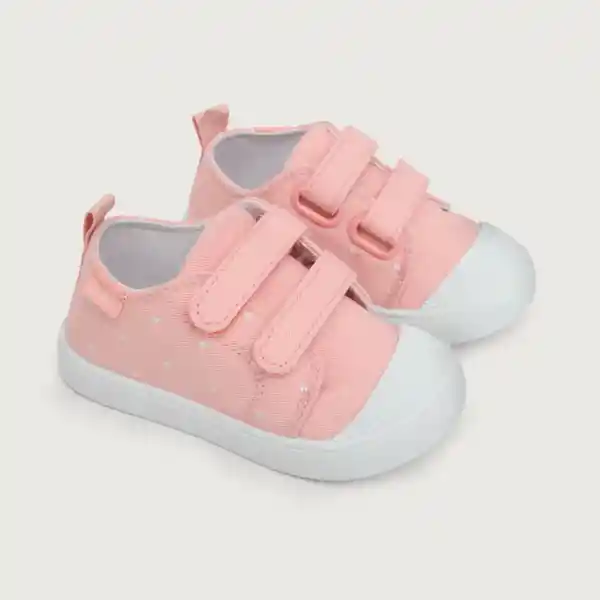 Opaline Zapatillas Urbana de Niña Corazones Rosada Talla 18