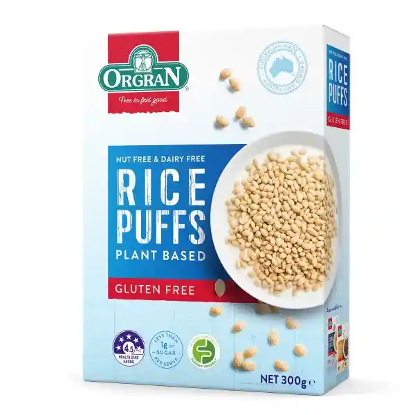 Orgran Cereal Sin Gluten Puff Arroz