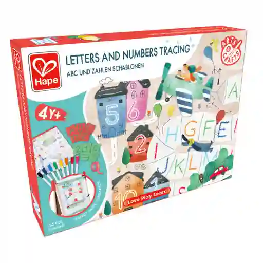 Hape Juguete Letters And Numbers Tracing - E1070