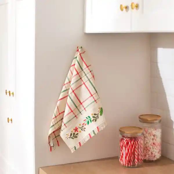 Paño Cocina Con Tejeduría Navidad 50 x 70 cm Casaideas