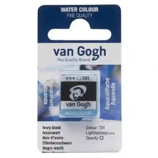 Van Gogh Acuarela Pan Negro Marfil