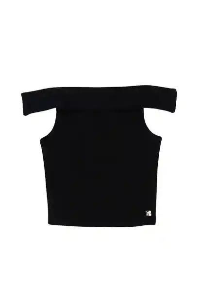 Top Teens Sin Hombro Spirit Niña Negro Talla 16/L - 536