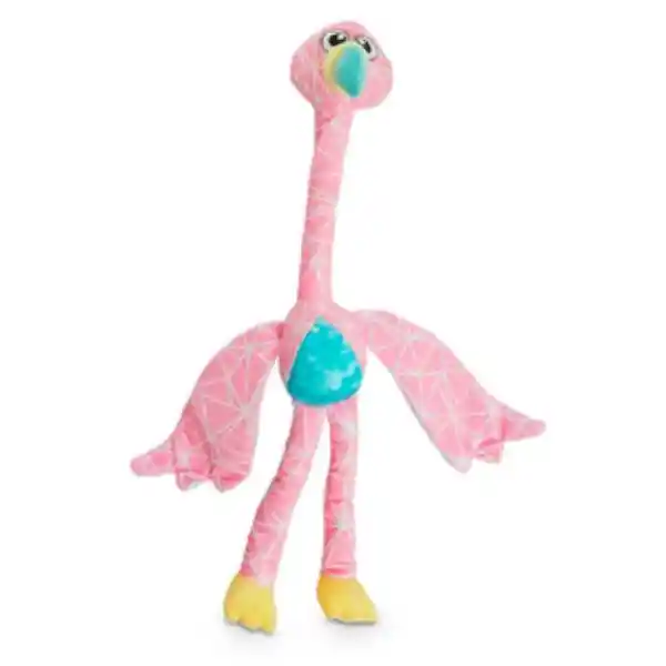 Leaps & Bounds Juguete Peluche Perro Fly Flamingo Patas Largas