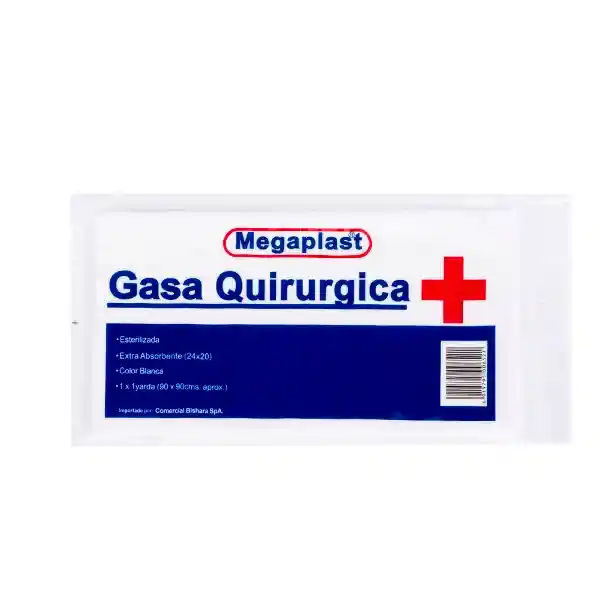 Gasa Quirurgica Megaplast 1 x 1