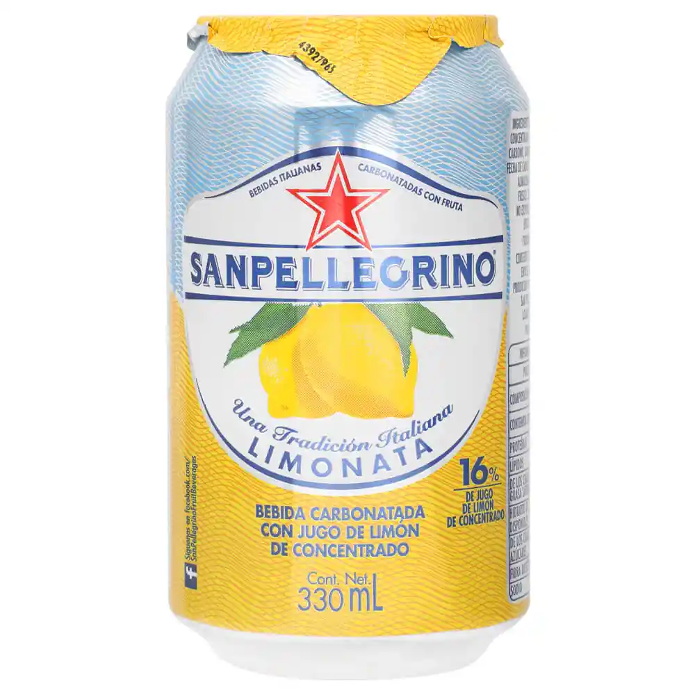 San Pellegrino Bebida Carbonatada Limonata