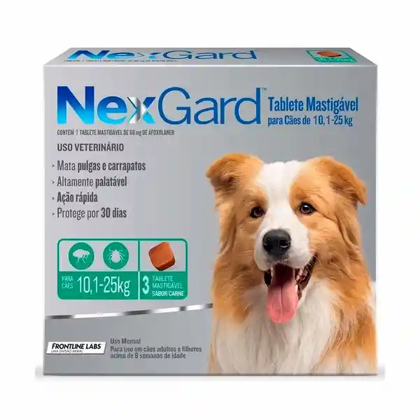 Nexgard Tratamiento Anti Pulga Para Perro Entre 10-25 Kg