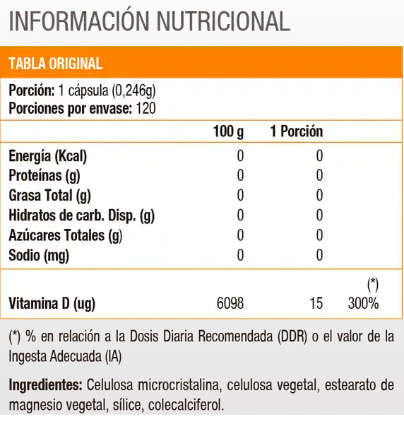 Solgar Suplemento Alimenticio Vitamina D3 (600 Ui)