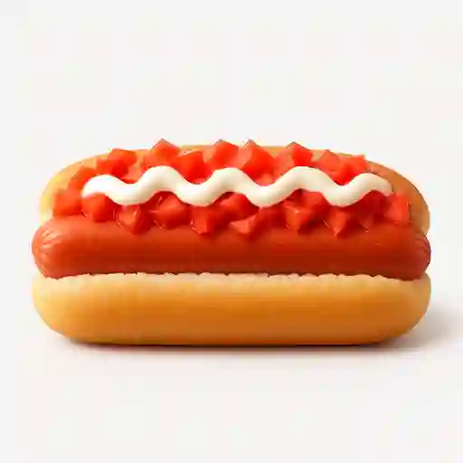Hot Dog Tomate Mayo