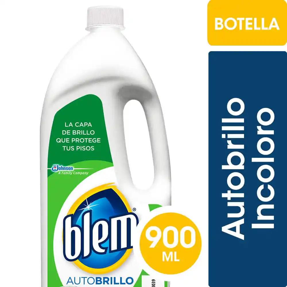 Blem Cera Liquida Autobrillo Incolora Botella