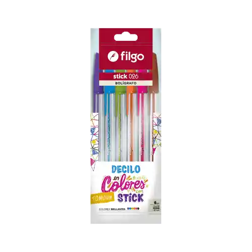 Filgo Bolígrafo Stick Brillante 1.0